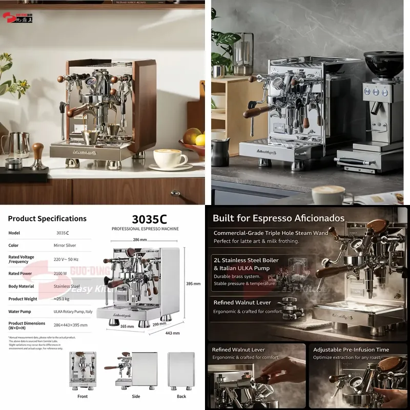Coffee Equipment For Business - 【CHIMU HOME】Commerciële slimme espressomachine Professionele koffiezetapparatuur