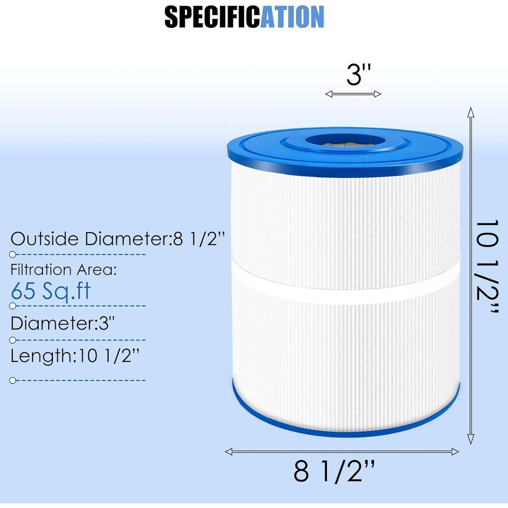 Water Filter Cartridge - PWK65 Spa Filter Cartridge Vervanging PET