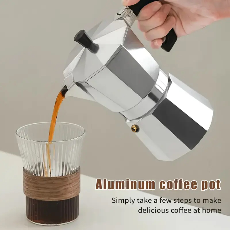 Klassieke aluminium moka pot 5 - Coffee Equipment Espresso recensie en prijs